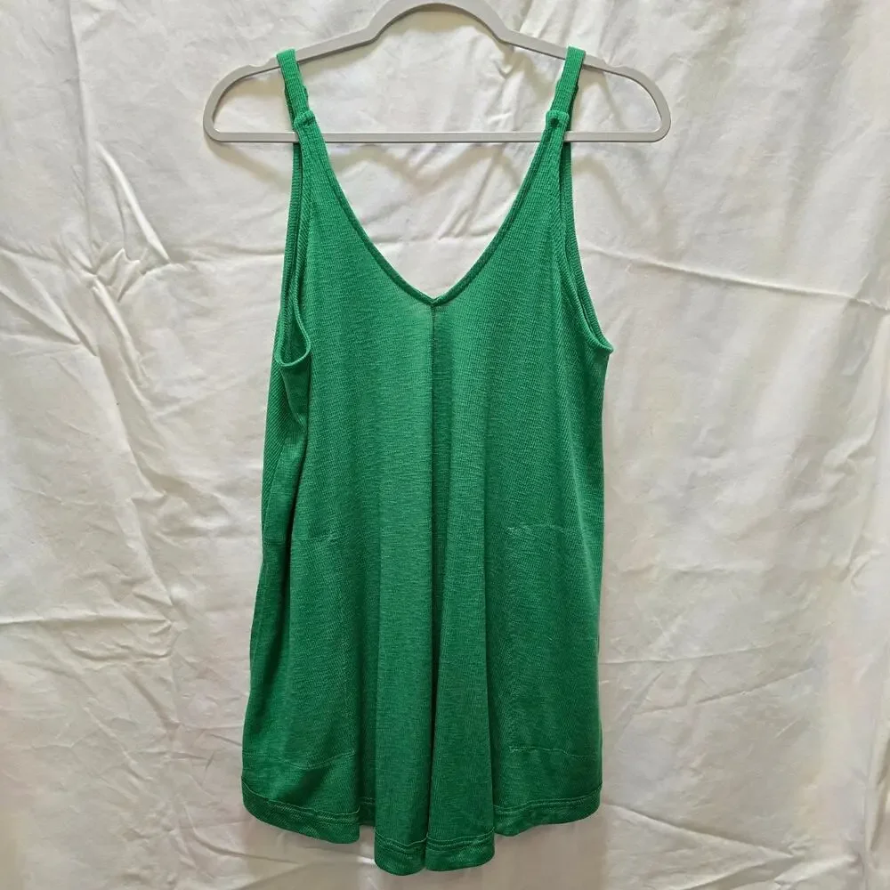 Free People Green Midi Slip Dress